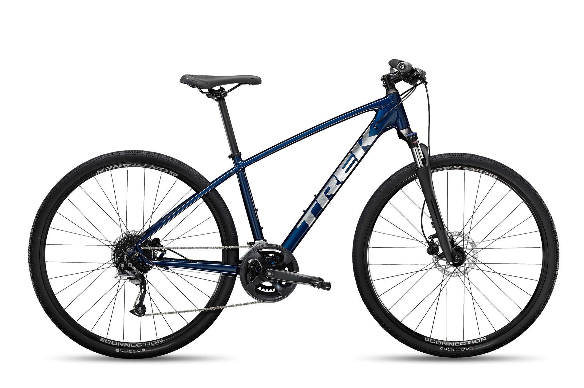 Xe đạp thể thao thành phố Trek Dual Sport 2022 hybrid bike - Blue