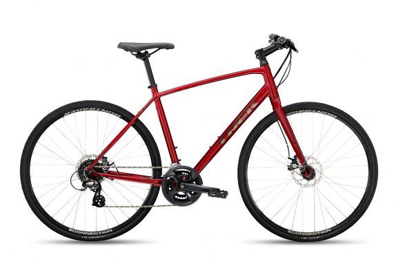 Xe dap the thao thanh pho Trek FX 1 Disc 2022 fitness bike - red