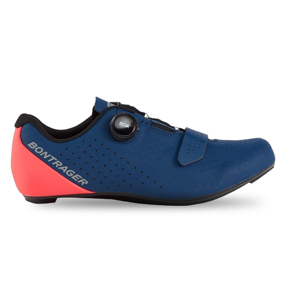 Giày cá xe đạp Bontrager Circuit Road Cycling Shoe - Blue/Coral